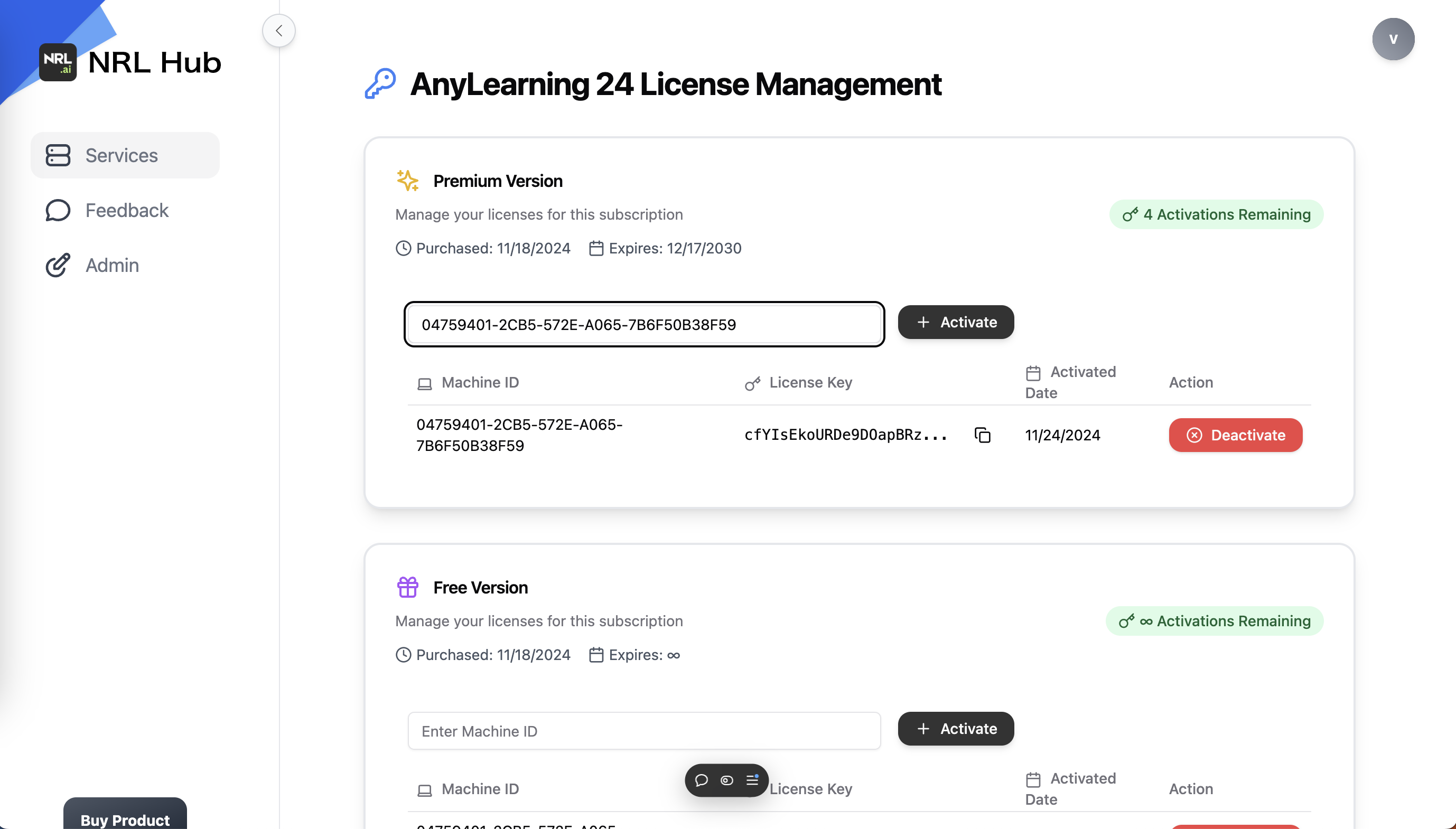 Generate License Key